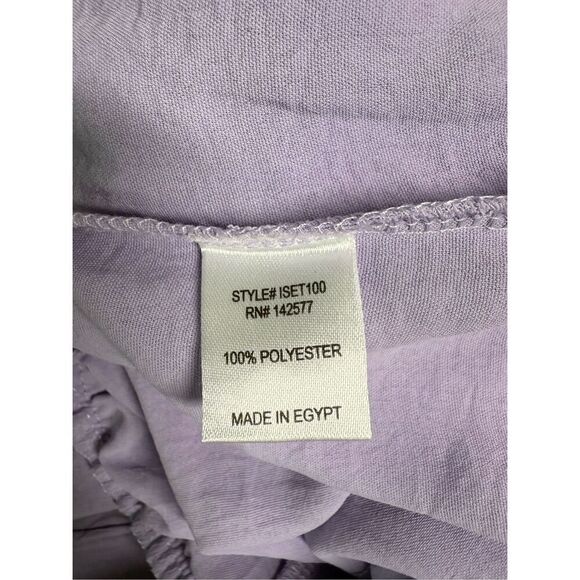 Iris Women’s Lavender Shorts Elastic Back Pockets Size L See Description - Picture 7 of 9